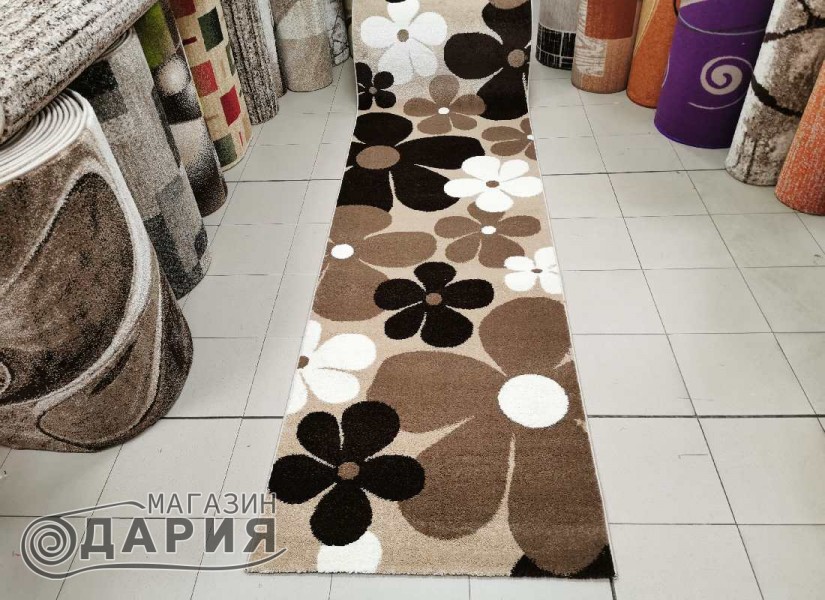Тъкана пътека MAGNOLIA 801 d.beige/brown